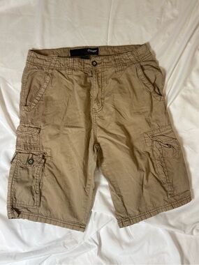 Plugg Men's Cargo Shorts in Tan